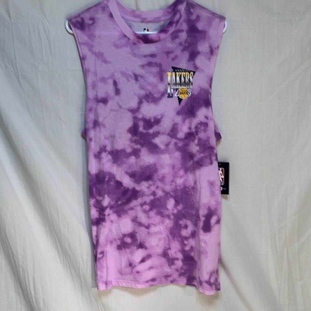 Los Angeles Lakers tie dye tank top-NWT‎